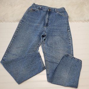 VTG 90s Lee Jeans Women's Size 14M Denim High-Waisted Mom Tapered Leg 31 x 31